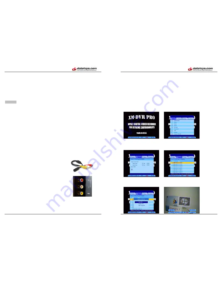 Datatoys DT-XMDVR-BASE Скачать руководство пользователя страница 8