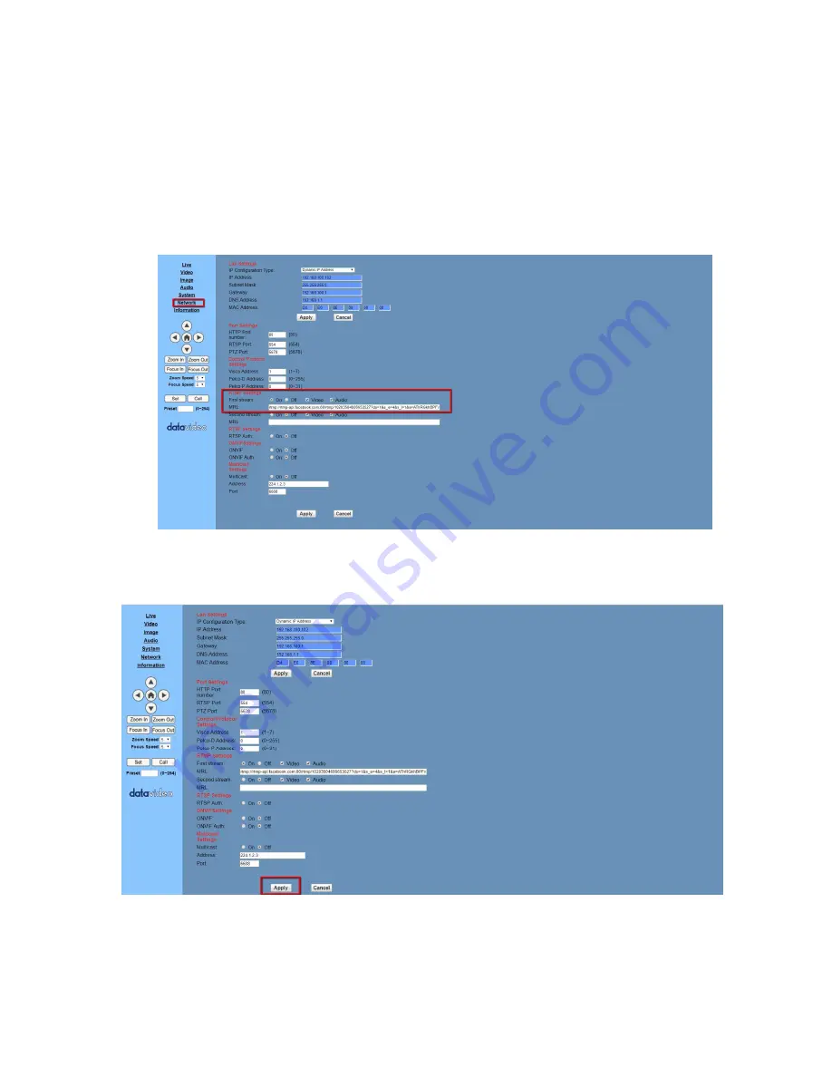 Datavideo BC-50 Instruction Manual Download Page 98