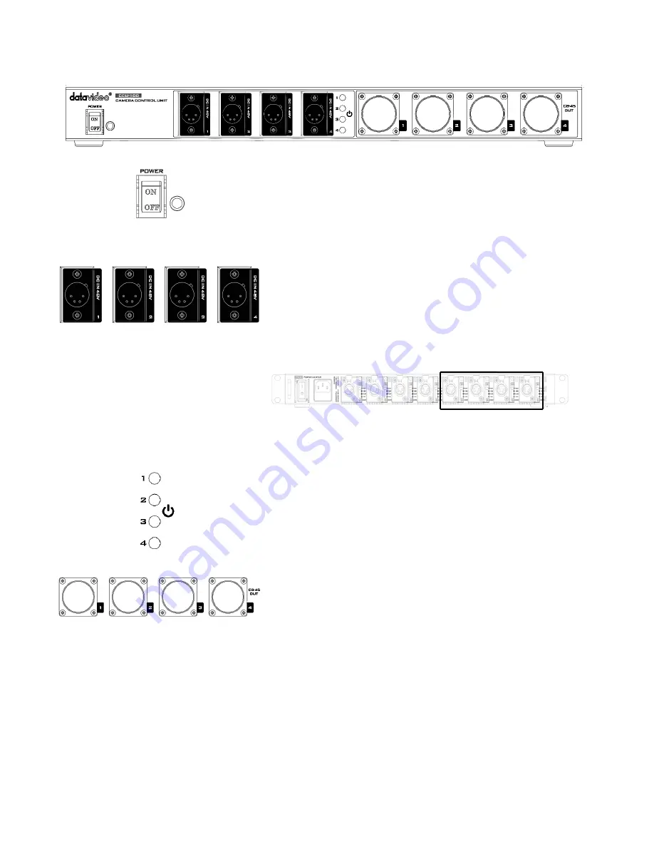 Datavideo CCU-100J Instruction Manual Download Page 8