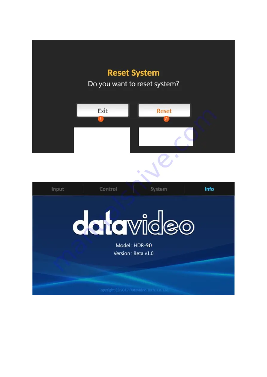 Datavideo HDR-90 Instruction Manual Download Page 35