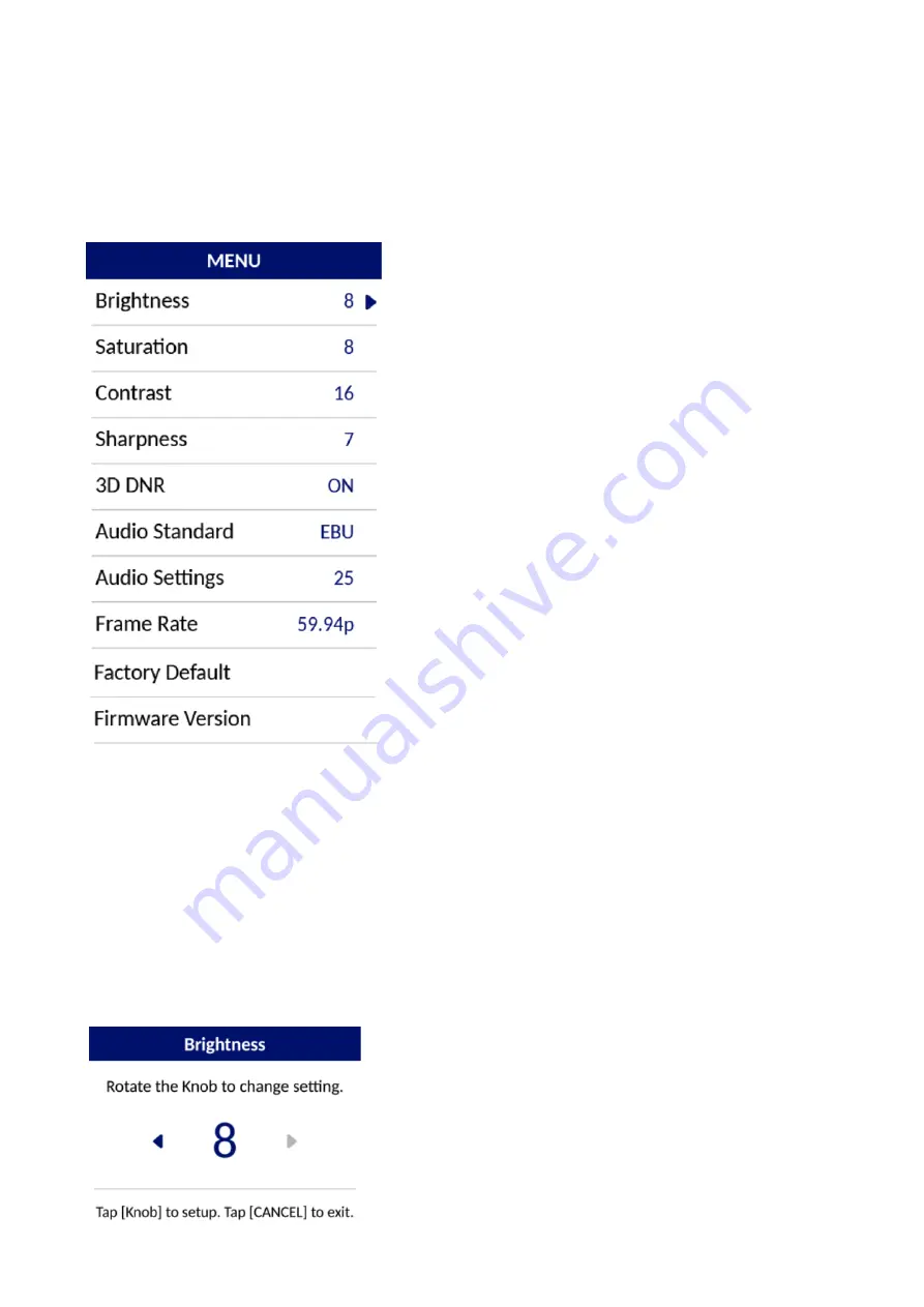 Datavideo MCU-400 Instruction Manual Download Page 24