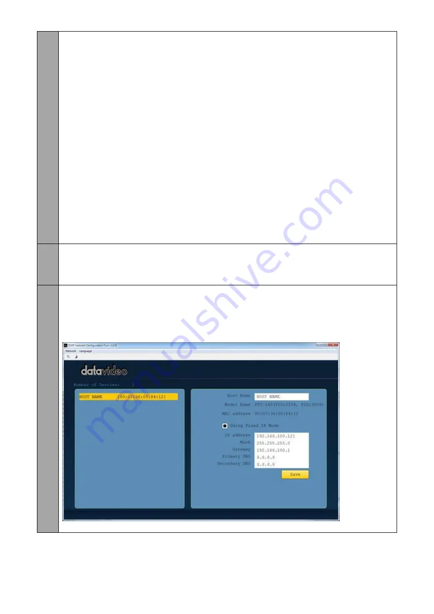 Datavideo MCU-400 Instruction Manual Download Page 37