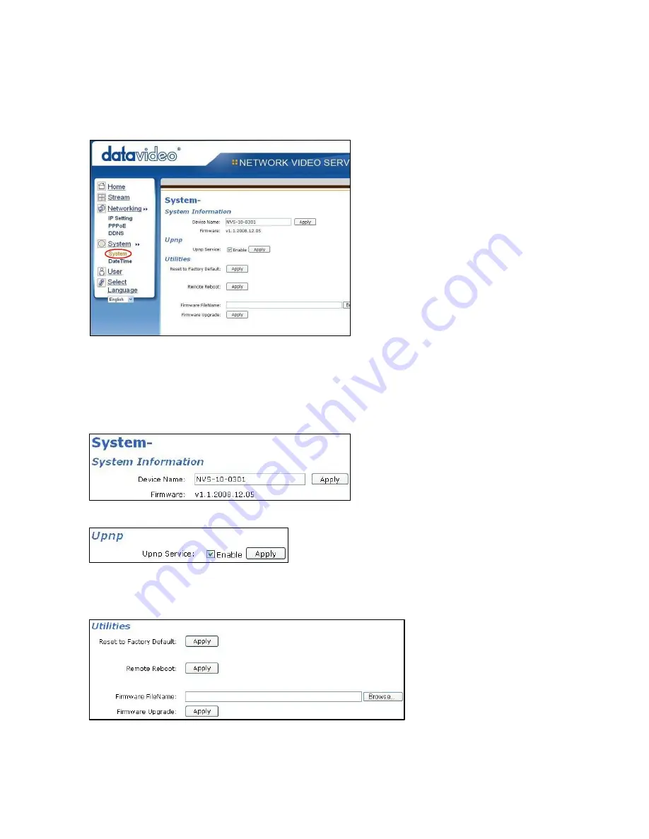 Datavideo NVS-10 Instruction Manual Download Page 18