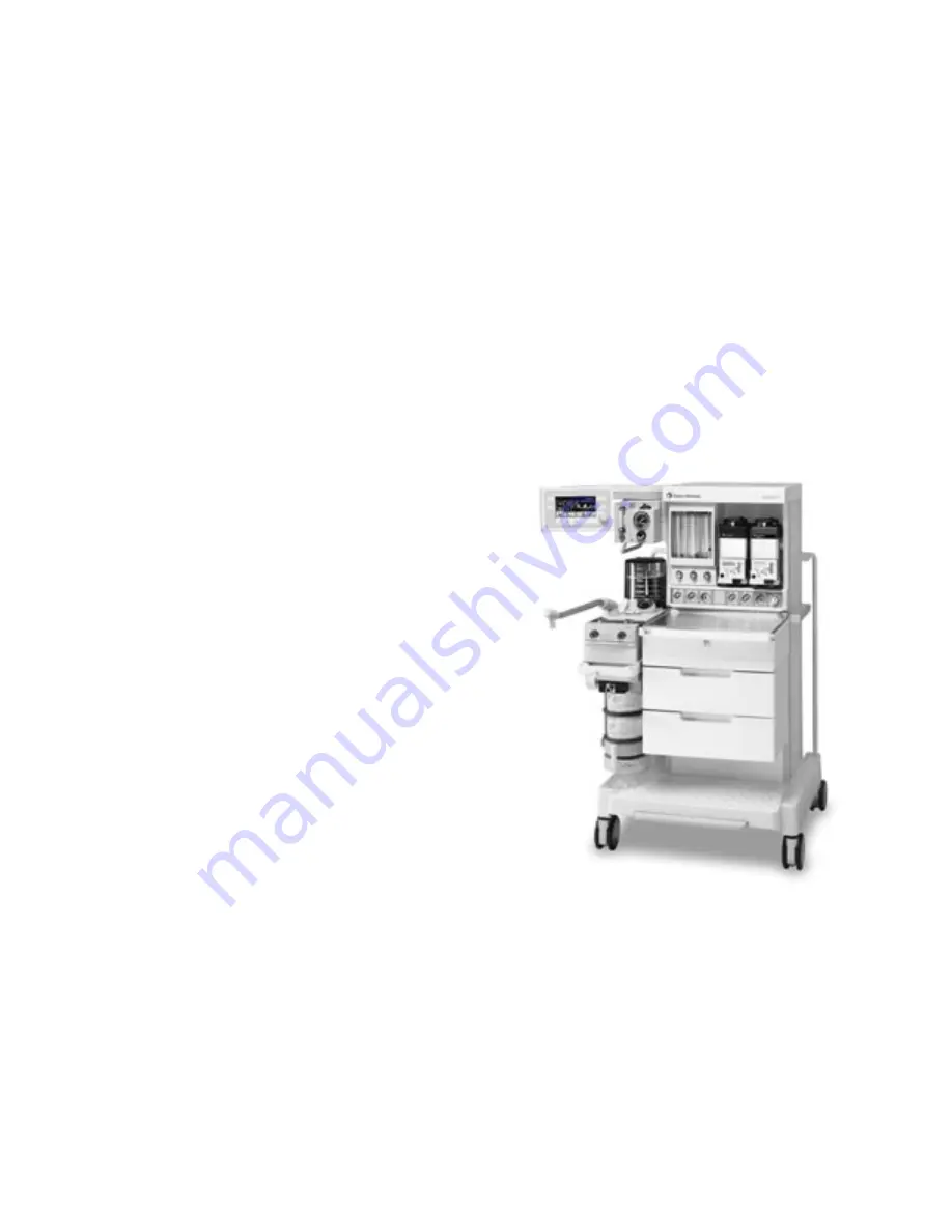 Datex-Ohmeda 2 Vap. Trolley Operation Manual Download Page 1