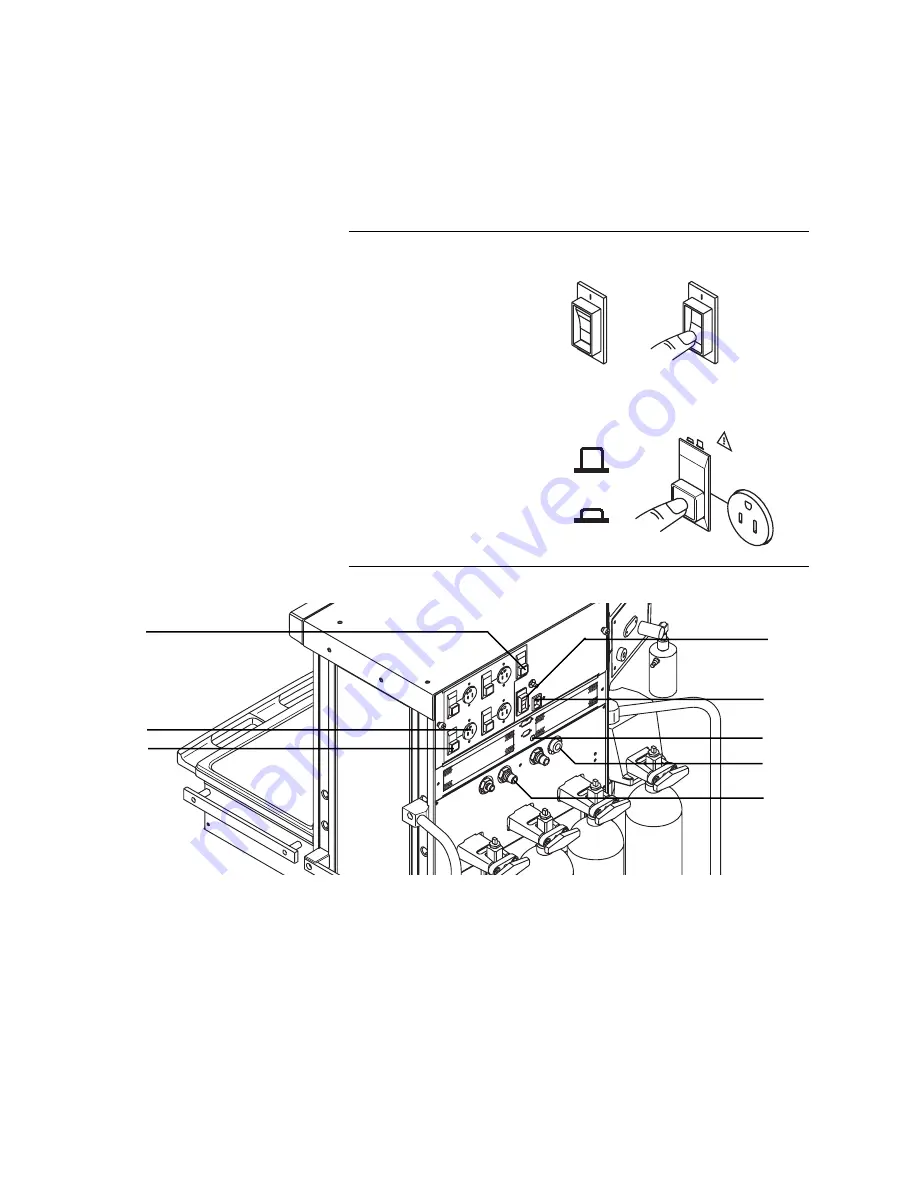 Datex-Ohmeda 2 Vap. Trolley Operation Manual Download Page 18