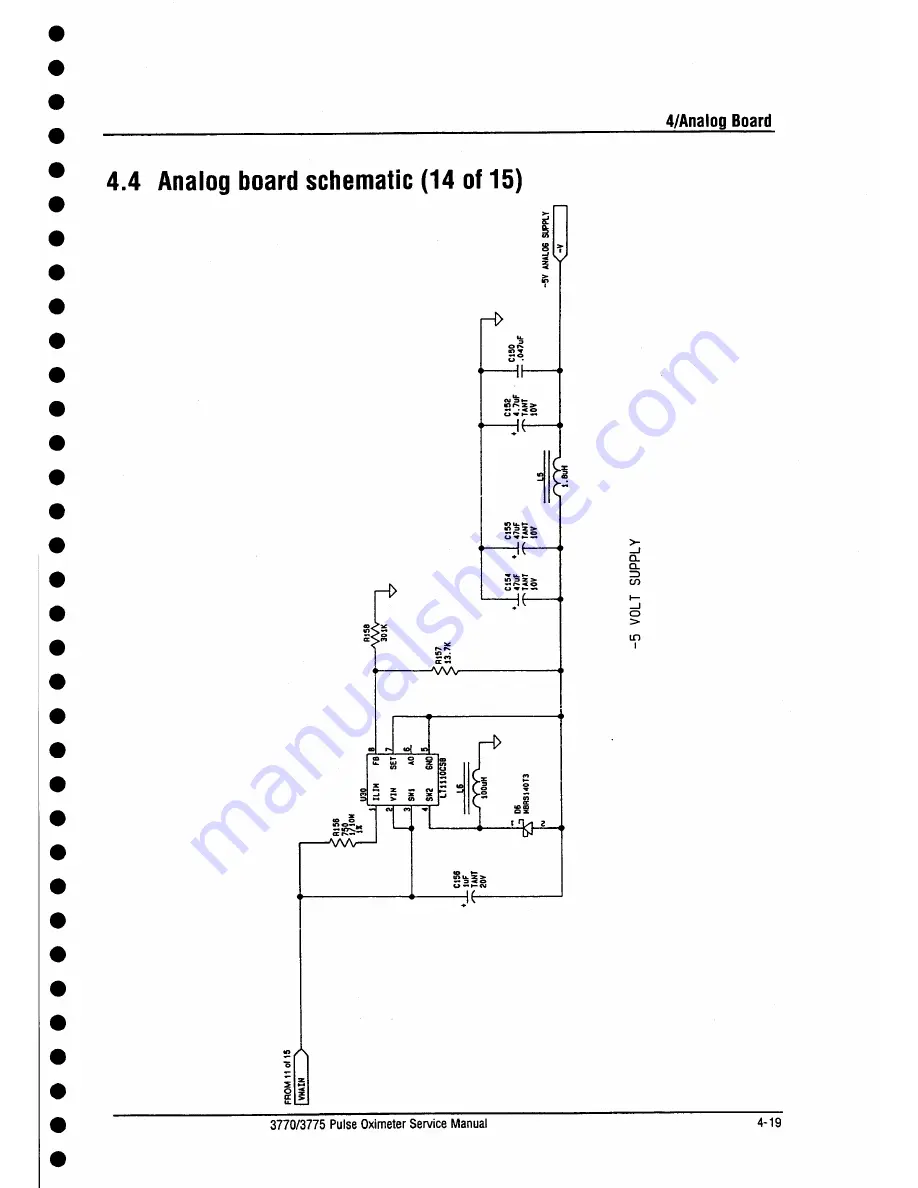 Datex-Ohmeda 3770 Service Manual Download Page 60