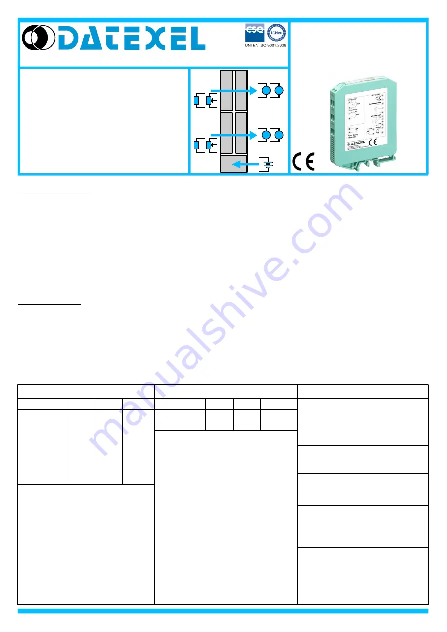 Datexel DAT 4532 C General Description Download Page 1