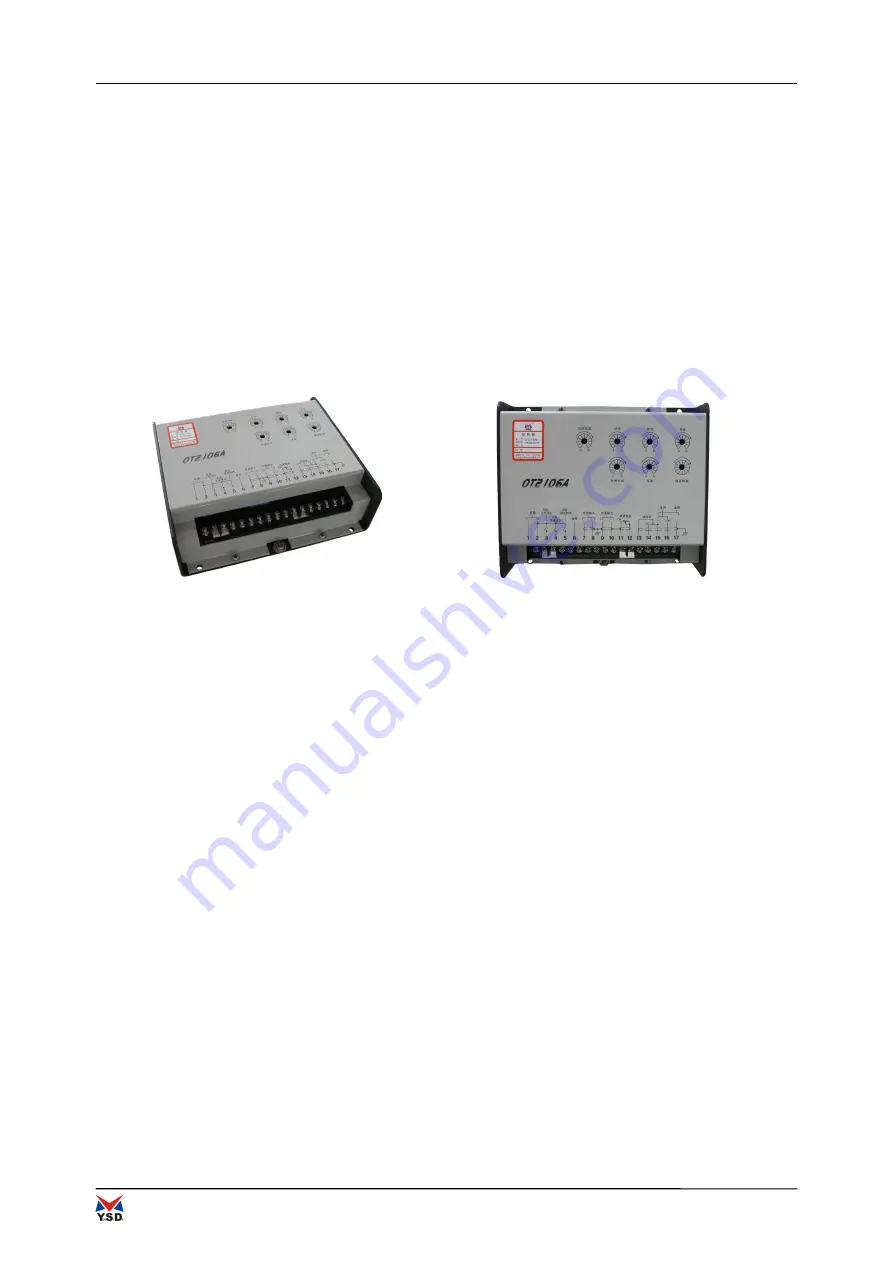 Datong Autosun Power Control YSD OT2106A Скачать руководство пользователя страница 5