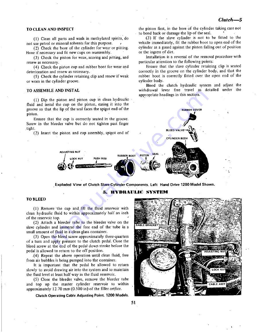 Datsun 1000 Workshop Manual Download Page 51