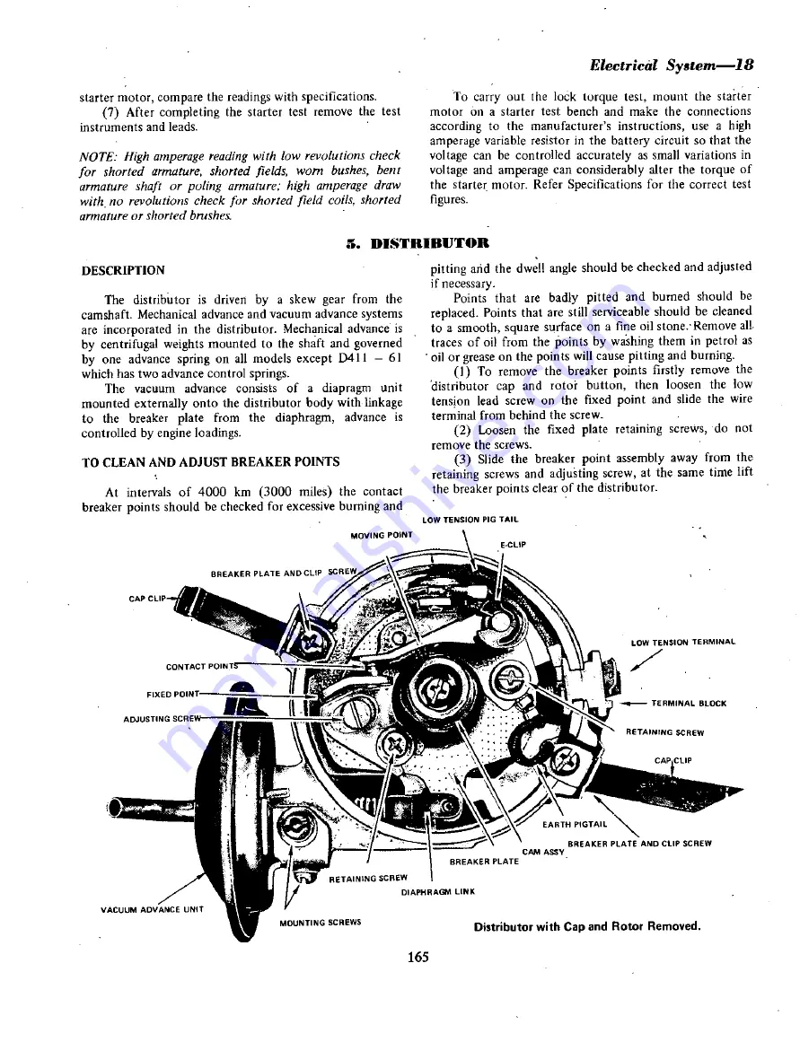 Datsun 1000 Workshop Manual Download Page 164