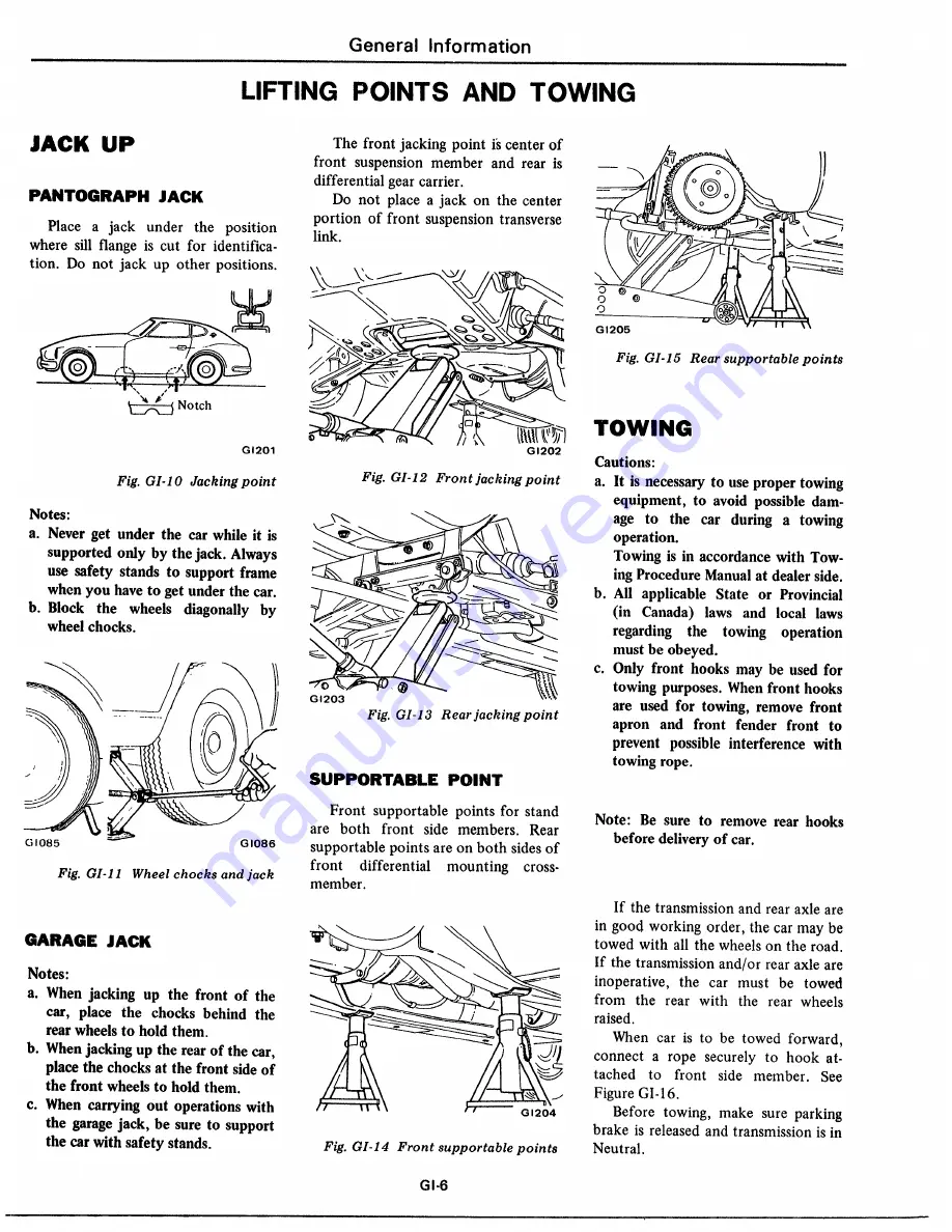 Datsun 1977 280Z Service Manual Download Page 8