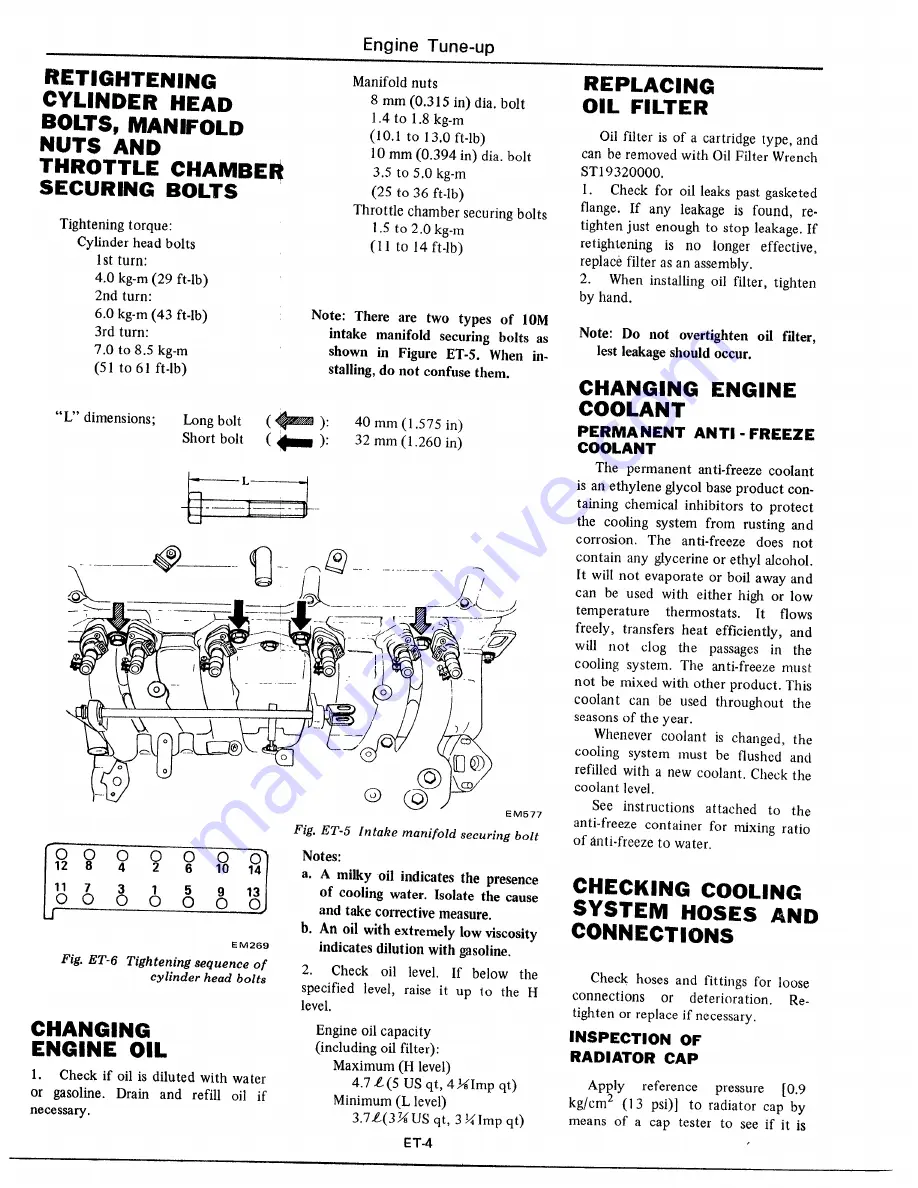 Datsun 1977 280Z Service Manual Download Page 13