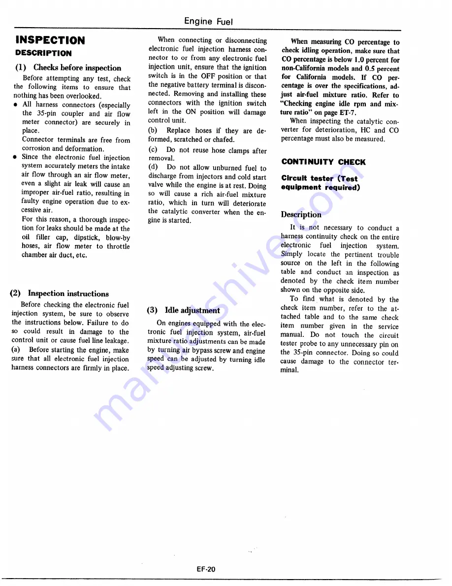 Datsun 1977 280Z Service Manual Download Page 102