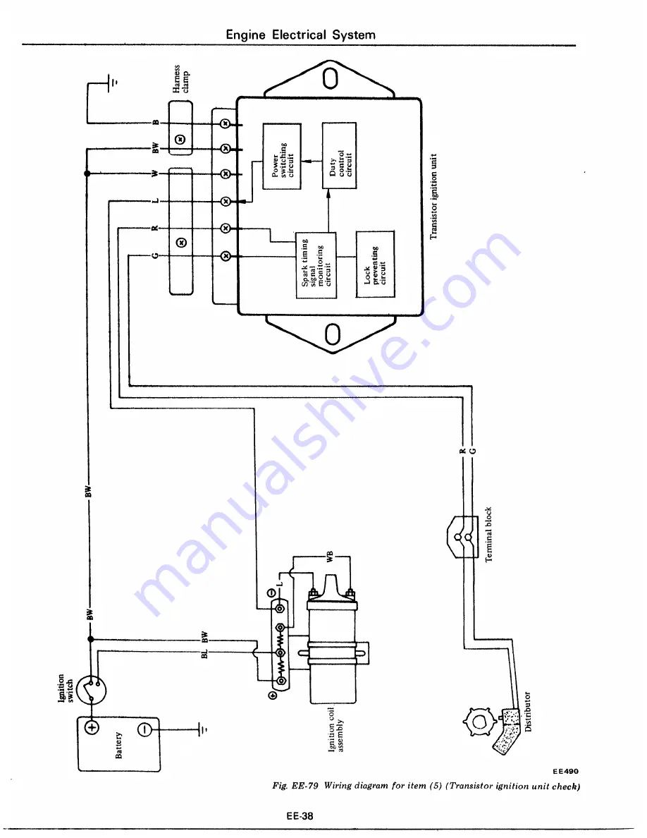 Datsun 1977 280Z Service Manual Download Page 215