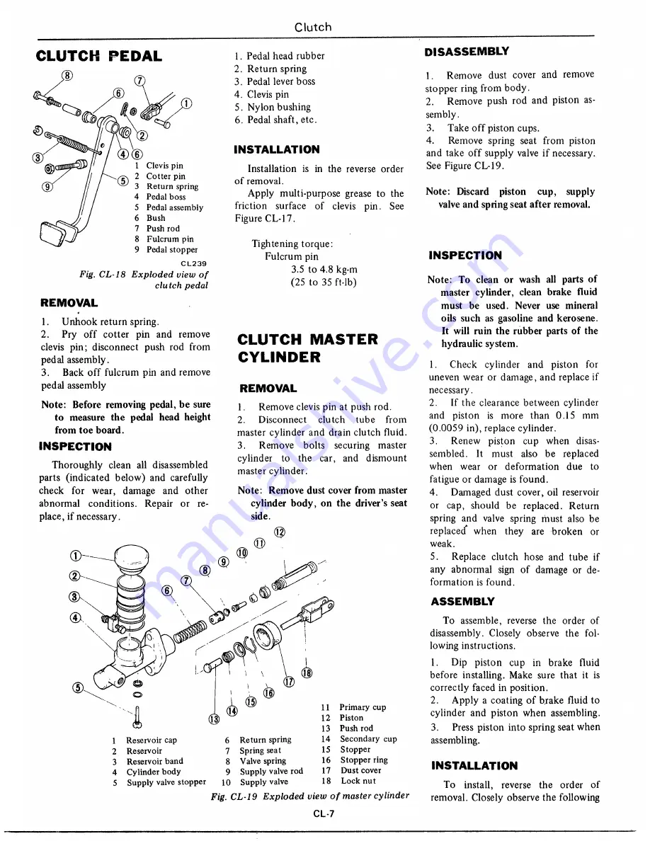 Datsun 1977 280Z Service Manual Download Page 233