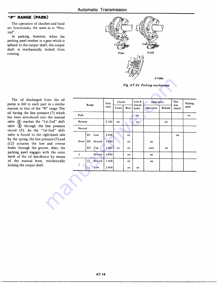 Datsun 1977 280Z Service Manual Download Page 279