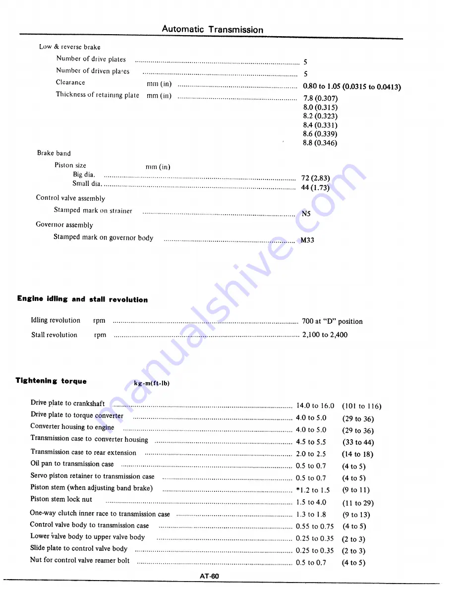 Datsun 1977 280Z Service Manual Download Page 325