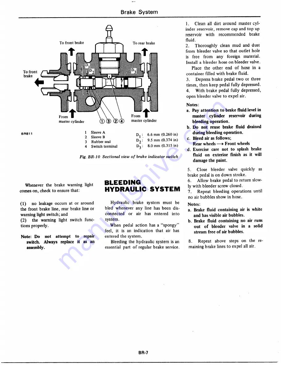 Datsun 1977 280Z Service Manual Download Page 407