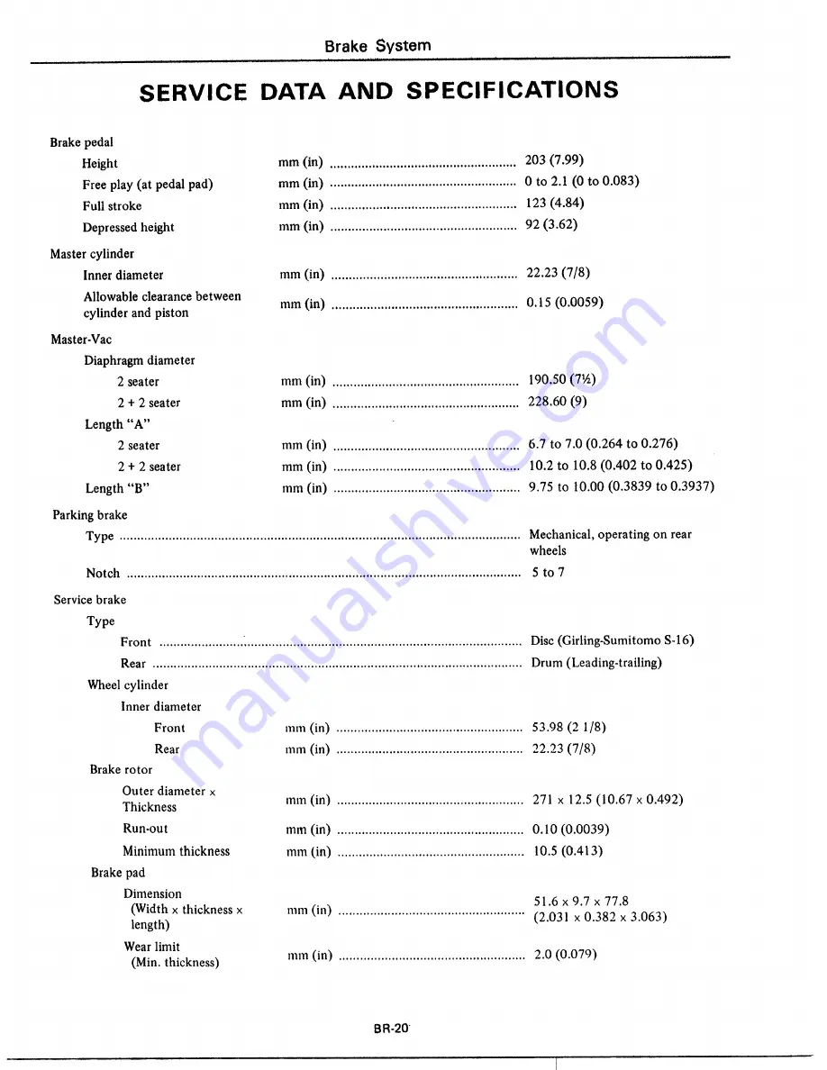 Datsun 1977 280Z Service Manual Download Page 420