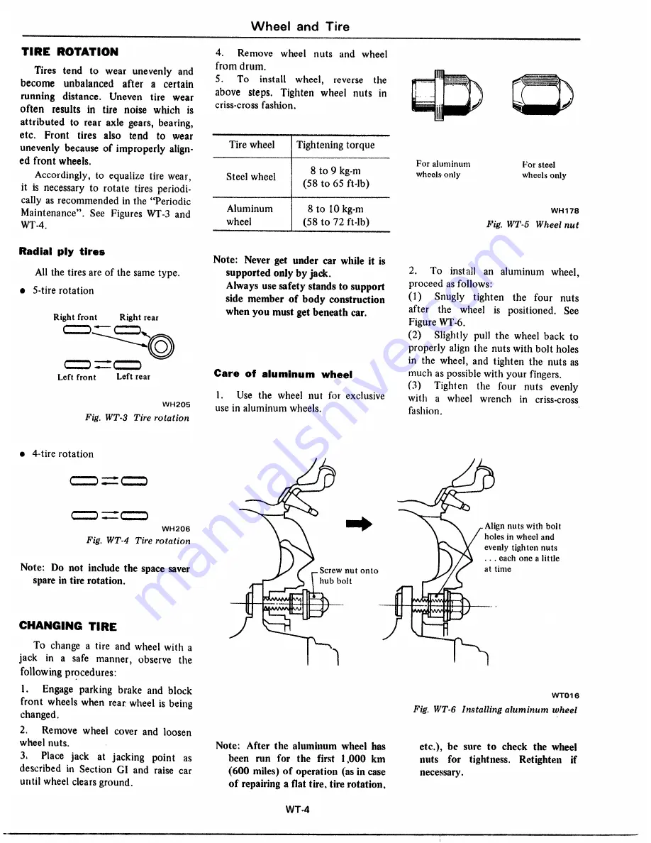 Datsun 1977 280Z Service Manual Download Page 429