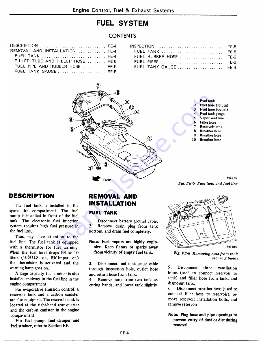 Datsun 1977 280Z Service Manual Download Page 453