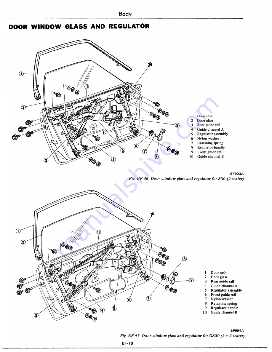 Datsun 1977 280Z Service Manual Download Page 482