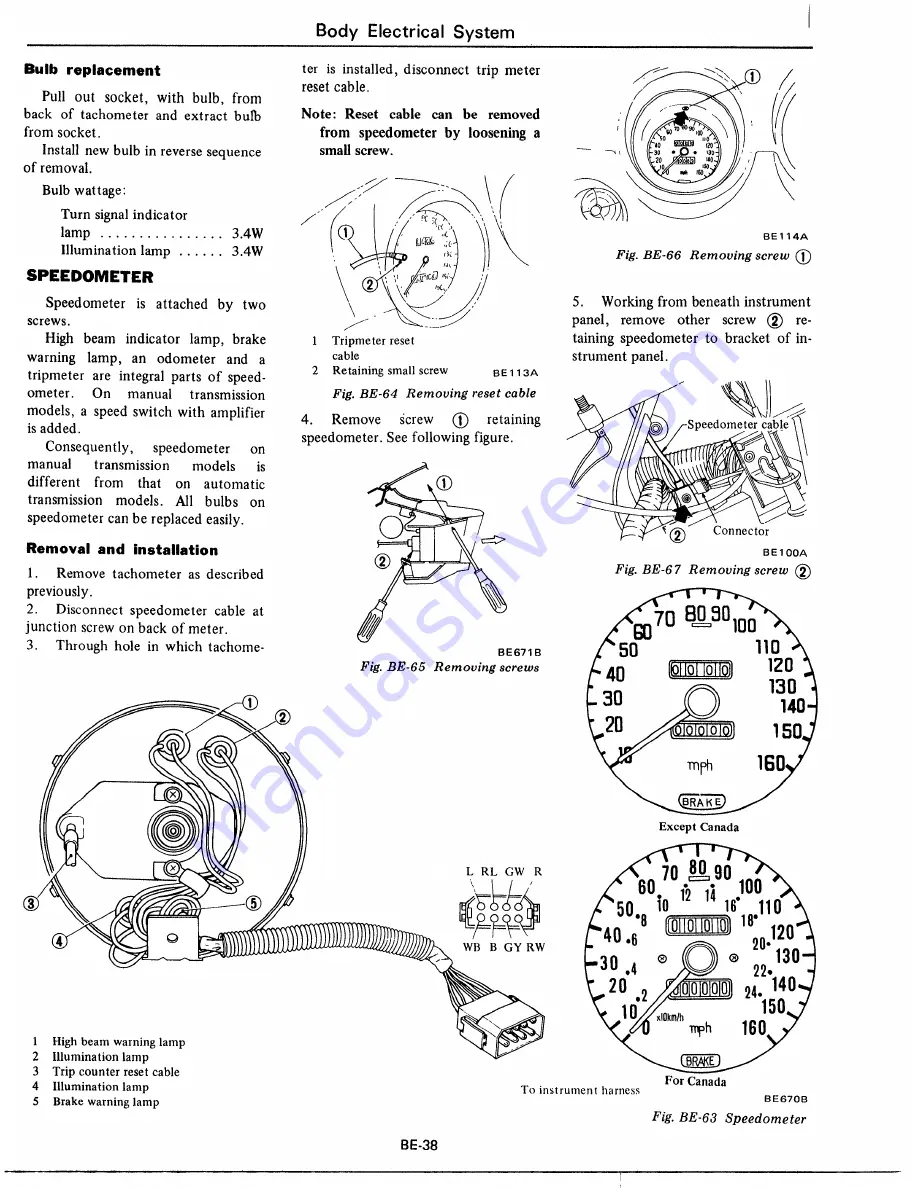 Datsun 1977 280Z Service Manual Download Page 534