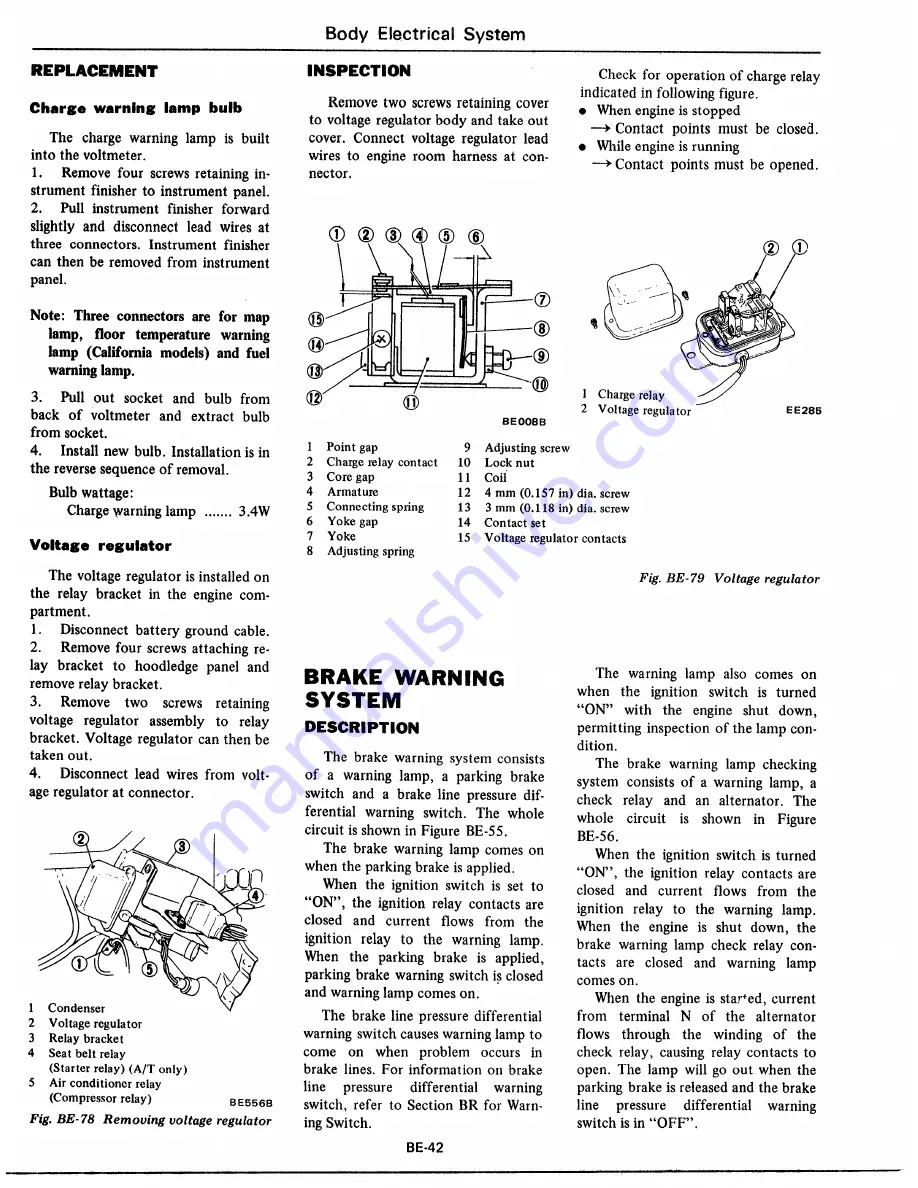 Datsun 1977 280Z Service Manual Download Page 538