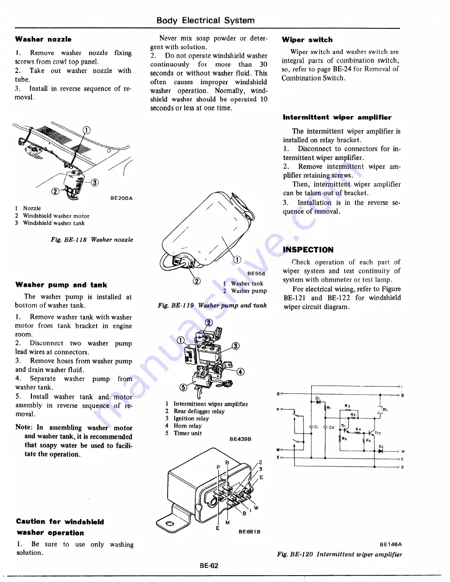 Datsun 1977 280Z Service Manual Download Page 558