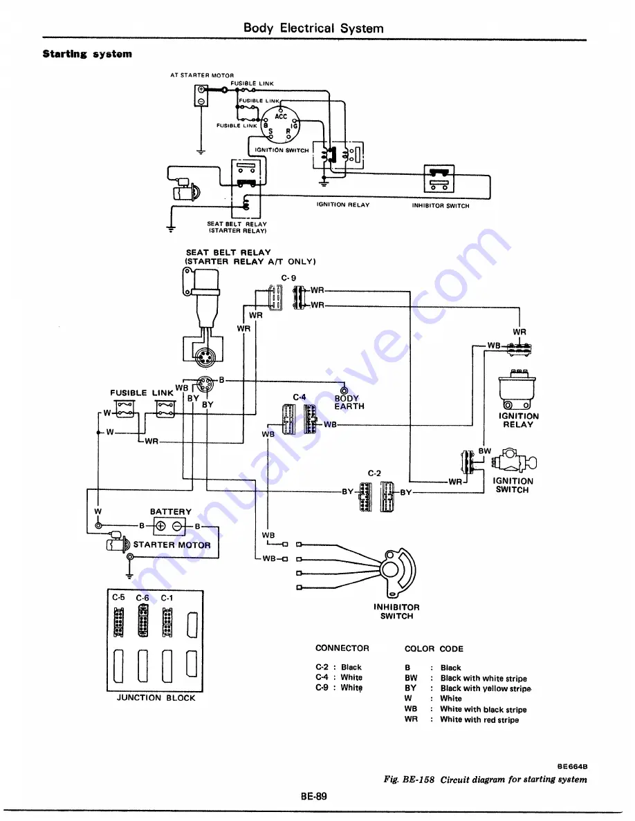 Datsun 1977 280Z Service Manual Download Page 585