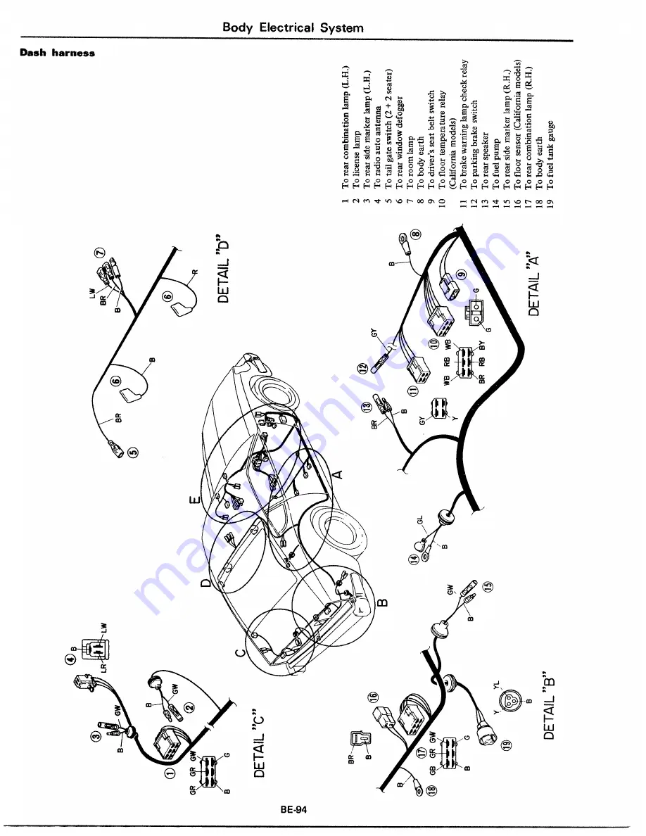 Datsun 1977 280Z Service Manual Download Page 590