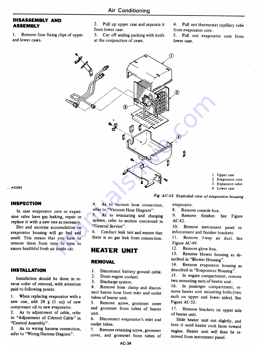 Datsun 1977 280Z Service Manual Download Page 627