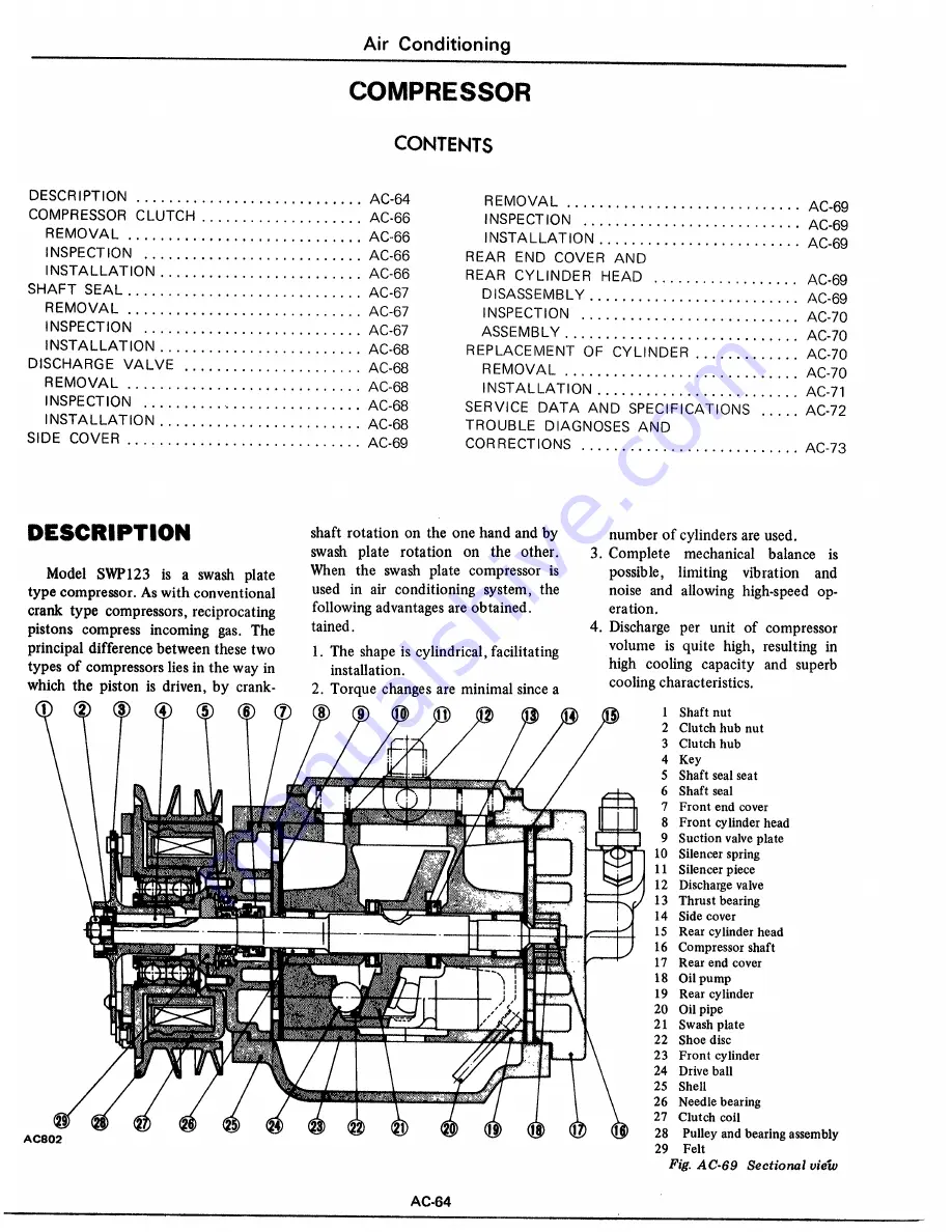 Datsun 1977 280Z Service Manual Download Page 657