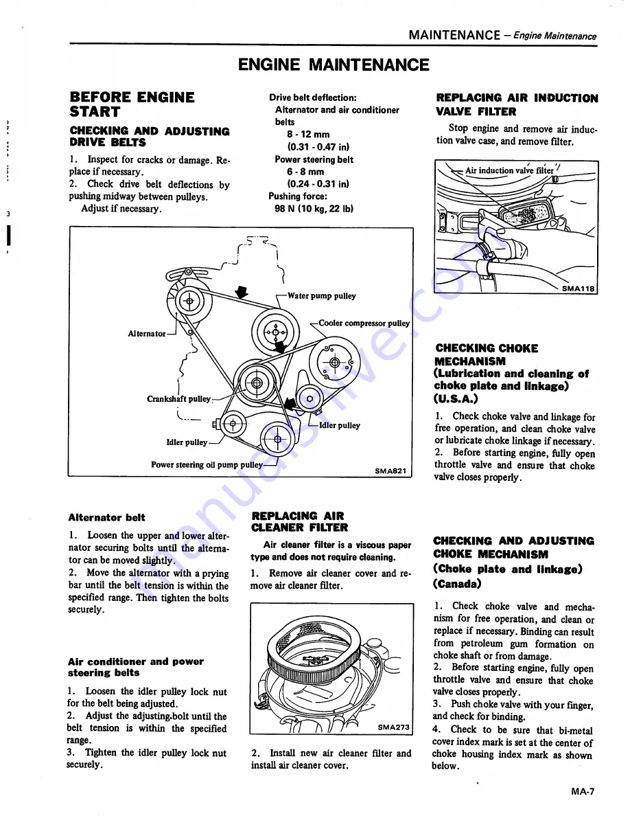 Datsun 1981 310 Скачать руководство пользователя страница 17