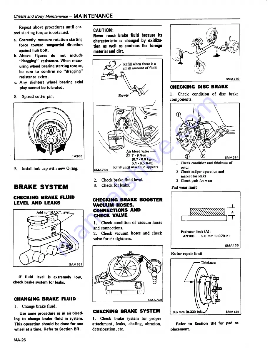 Datsun 1981 310 Service Manual Download Page 36