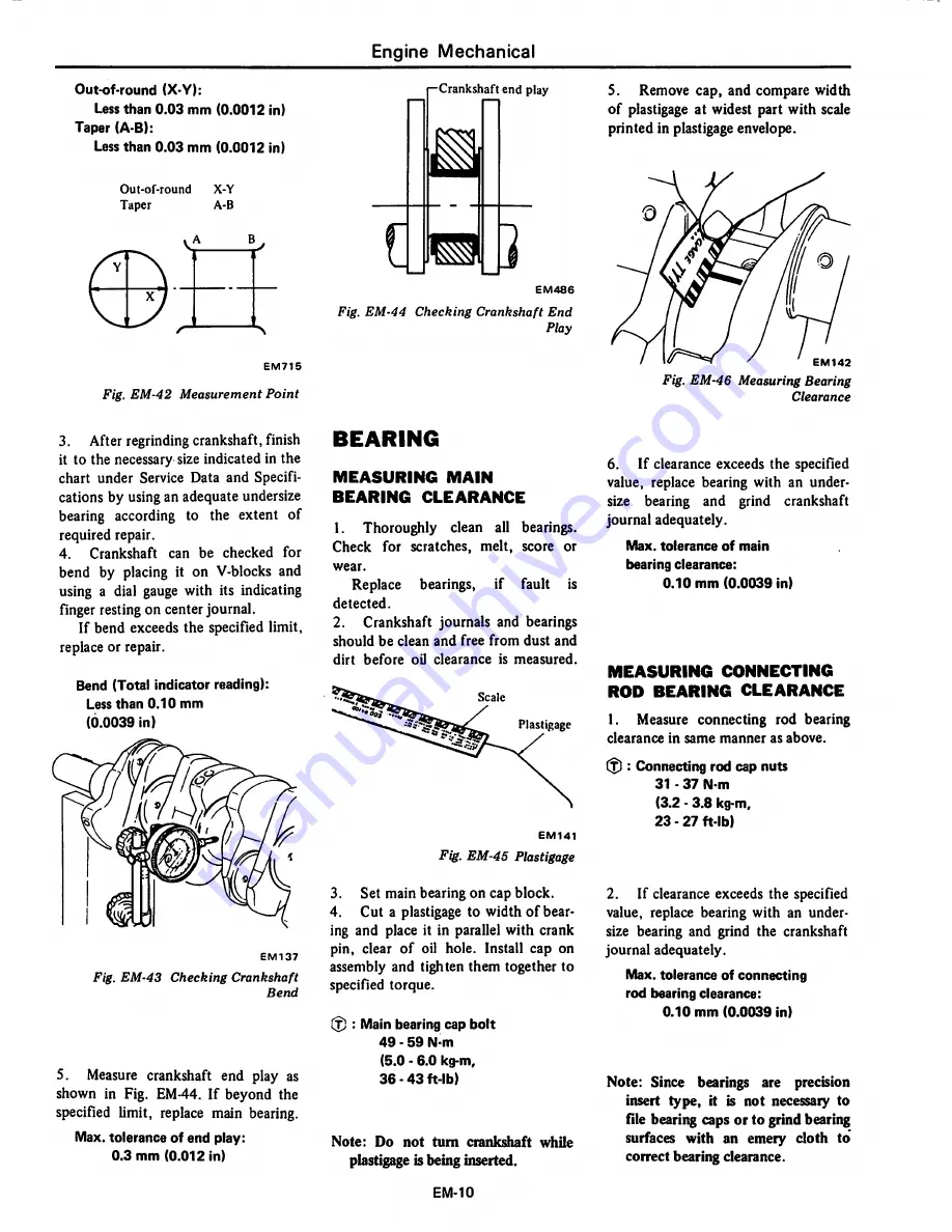 Datsun 1981 310 Service Manual Download Page 57