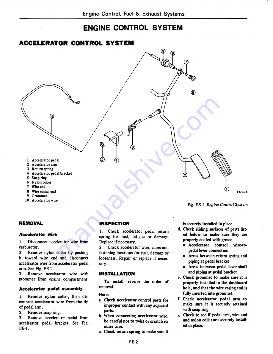 Datsun 1981 310 Service Manual Download Page 151