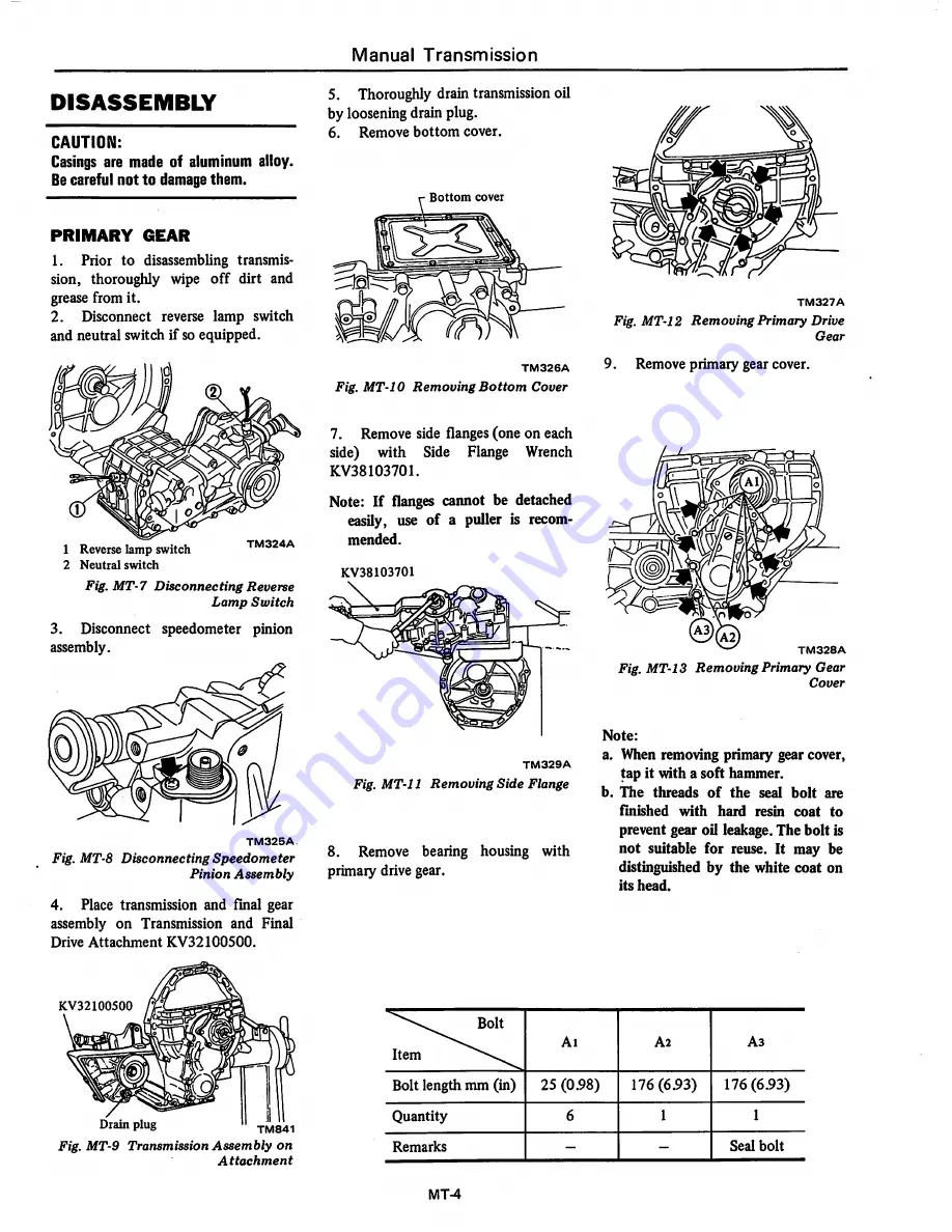 Datsun 1981 310 Скачать руководство пользователя страница 174