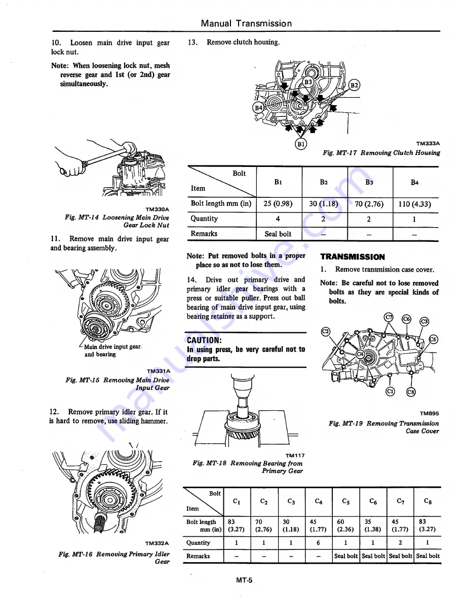 Datsun 1981 310 Service Manual Download Page 175