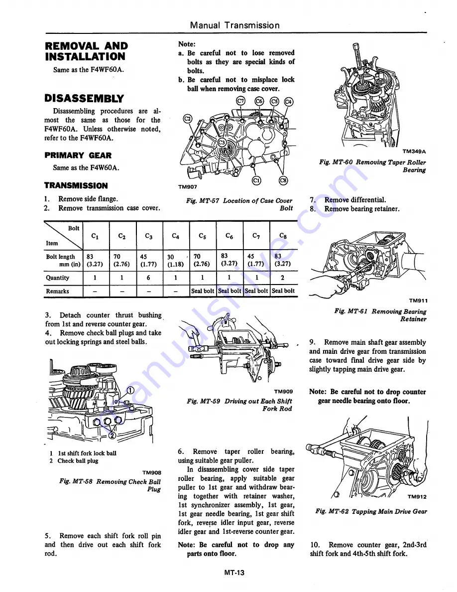 Datsun 1981 310 Скачать руководство пользователя страница 183