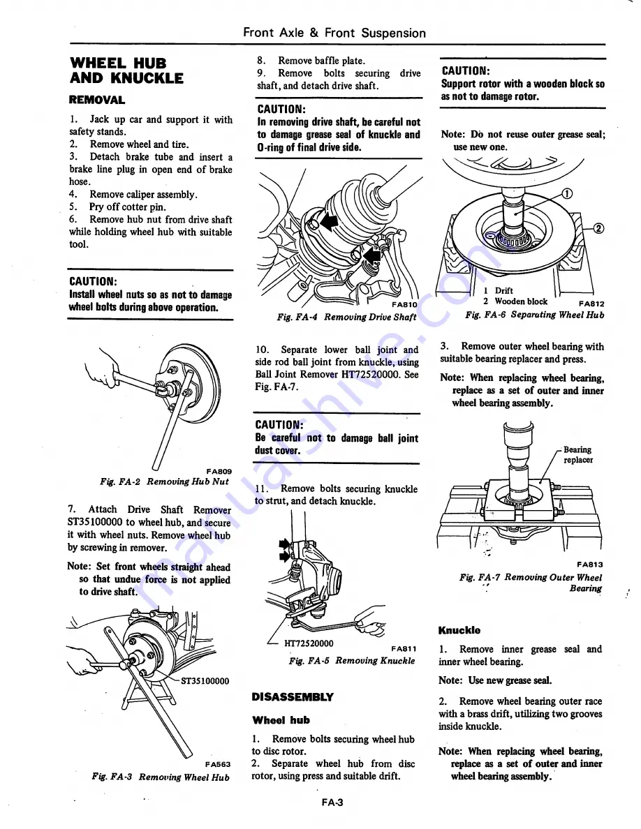 Datsun 1981 310 Service Manual Download Page 200