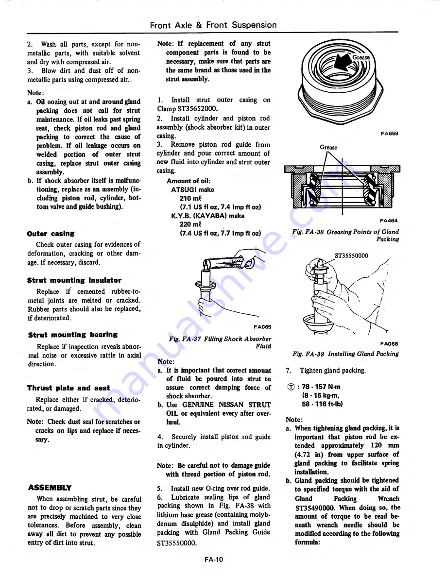 Datsun 1981 310 Service Manual Download Page 207