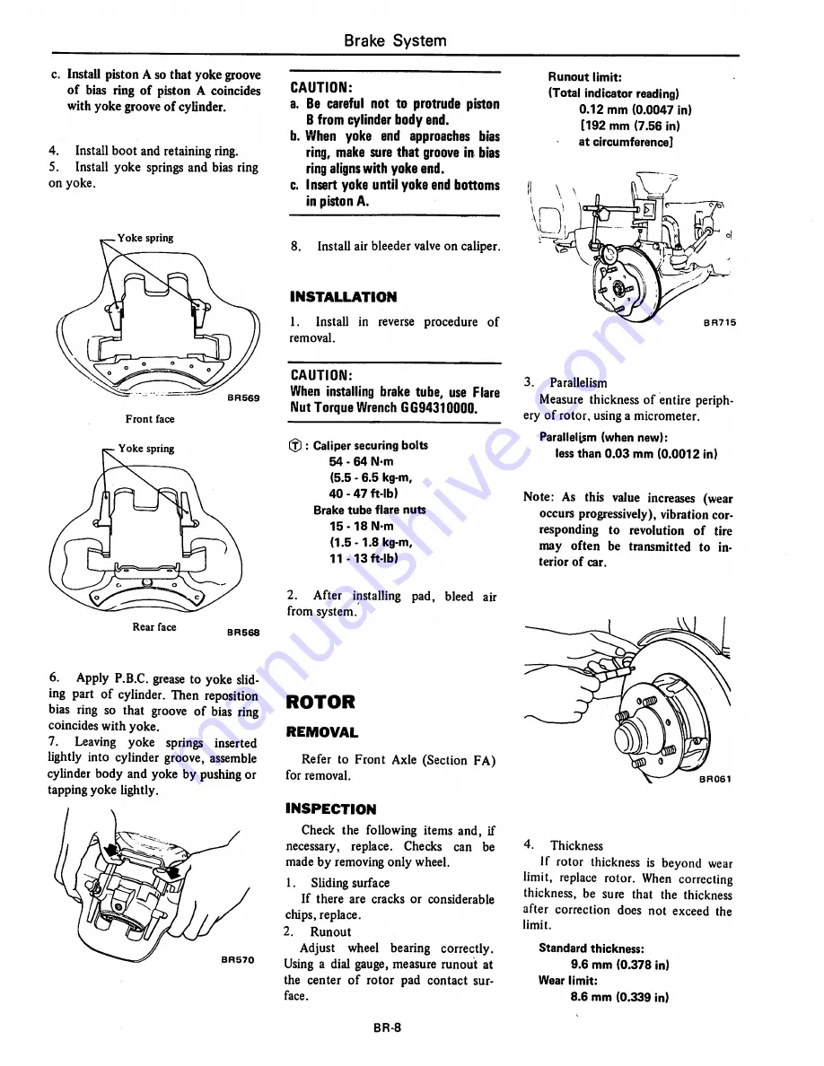 Datsun 1981 310 Service Manual Download Page 234