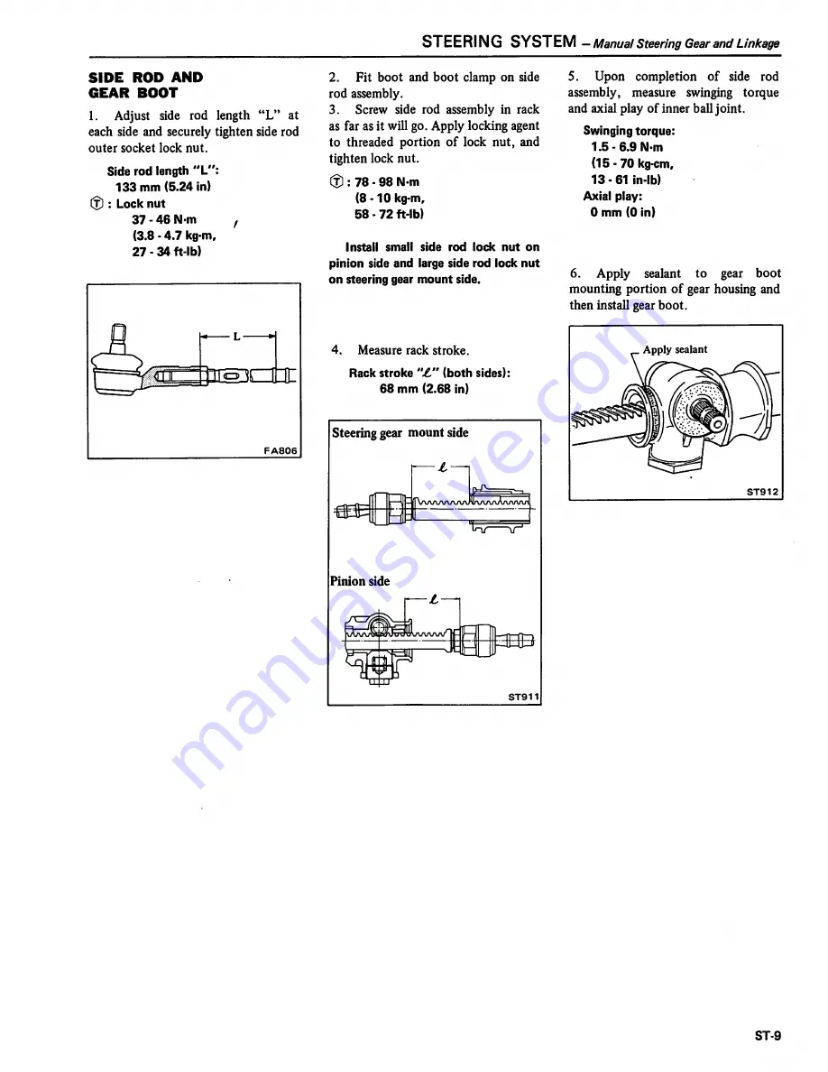 Datsun 1981 310 Service Manual Download Page 255