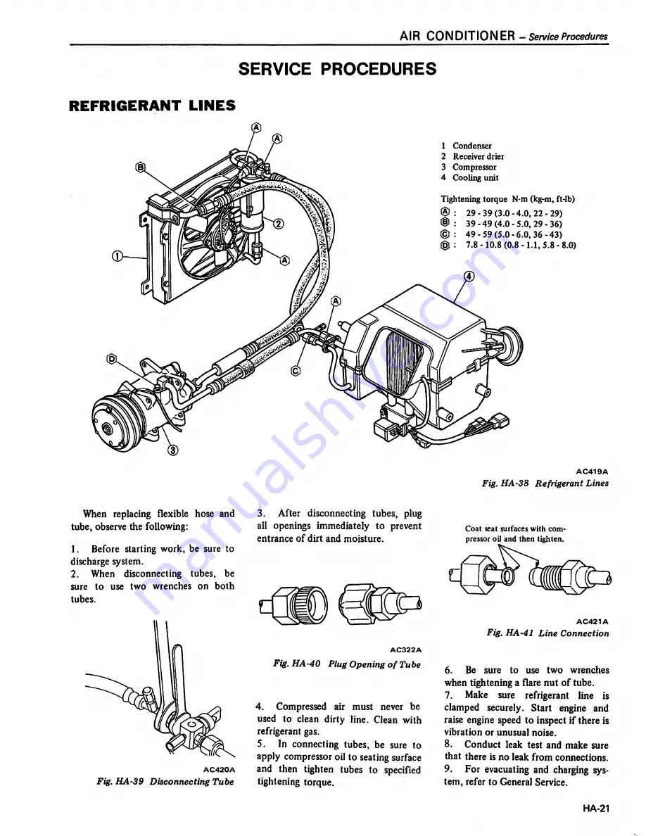 Datsun 1981 310 Service Manual Download Page 324