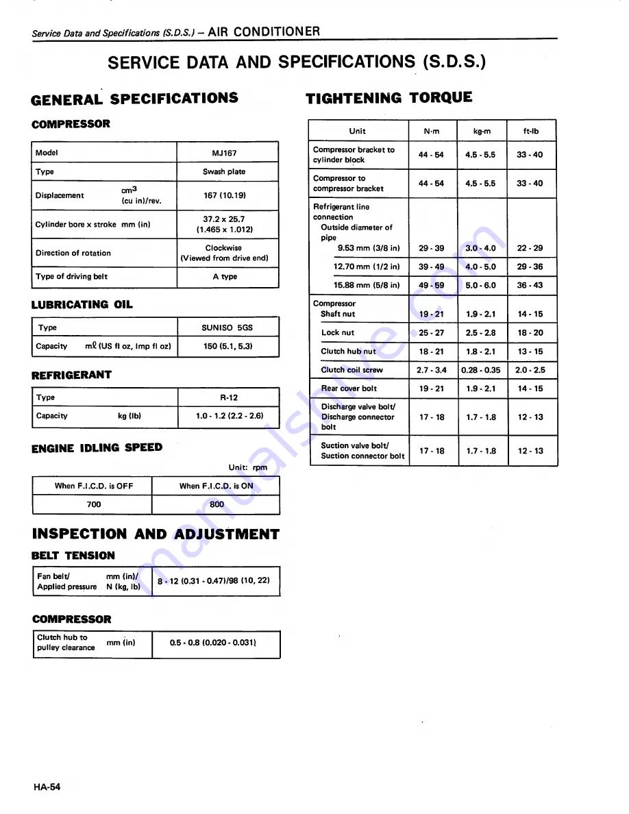 Datsun 1981 310 Service Manual Download Page 357