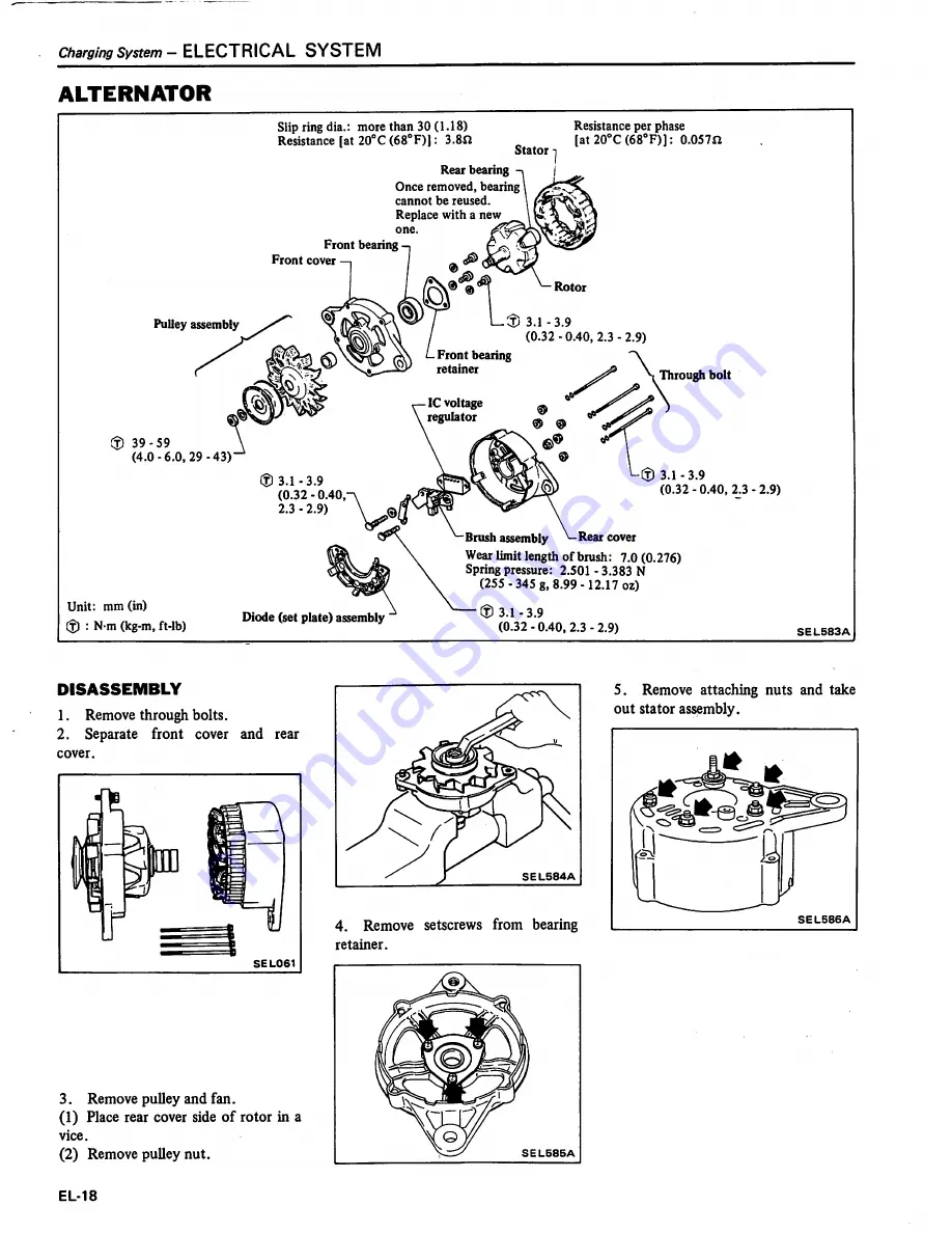 Datsun 1981 310 Service Manual Download Page 377