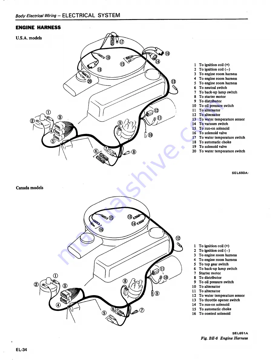 Datsun 1981 310 Скачать руководство пользователя страница 393