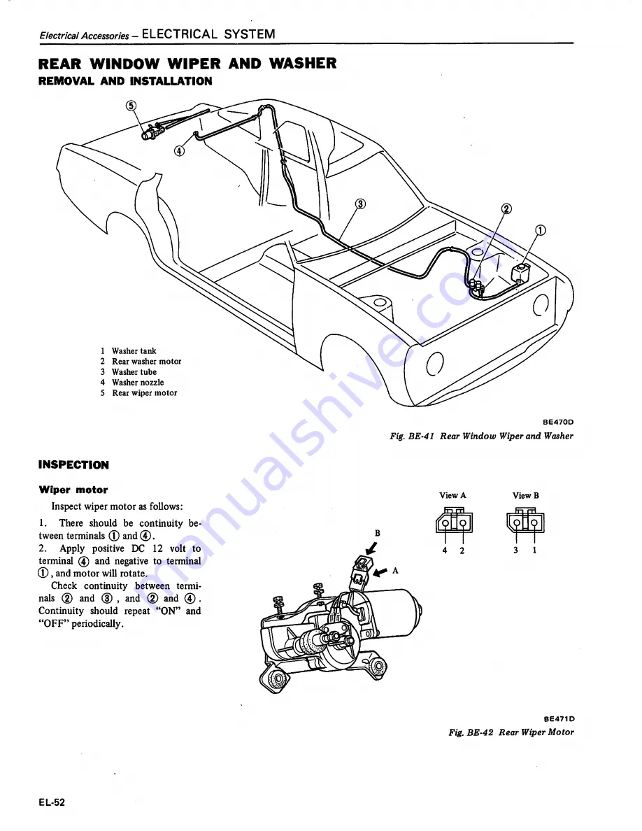 Datsun 1981 310 Service Manual Download Page 411