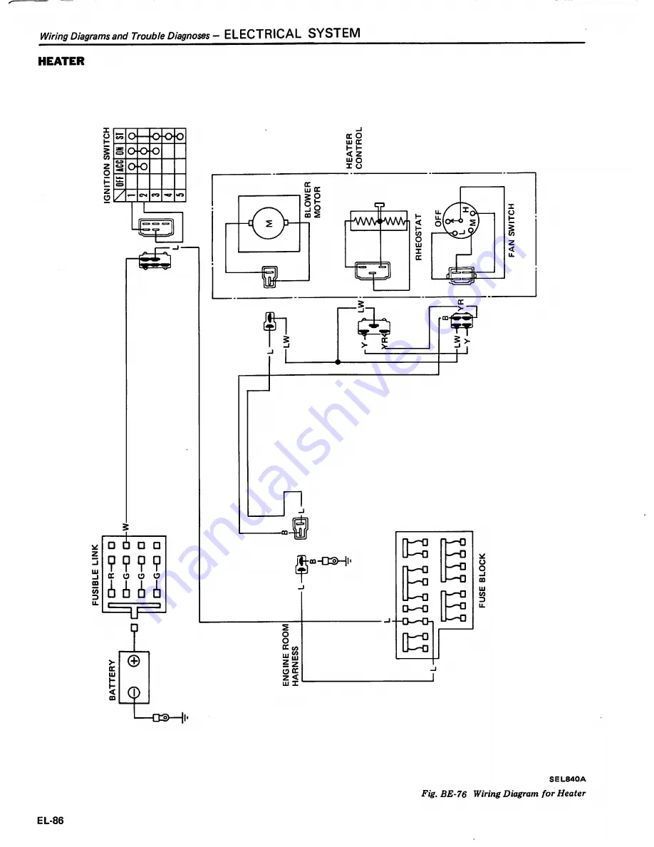 Datsun 1981 310 Service Manual Download Page 445